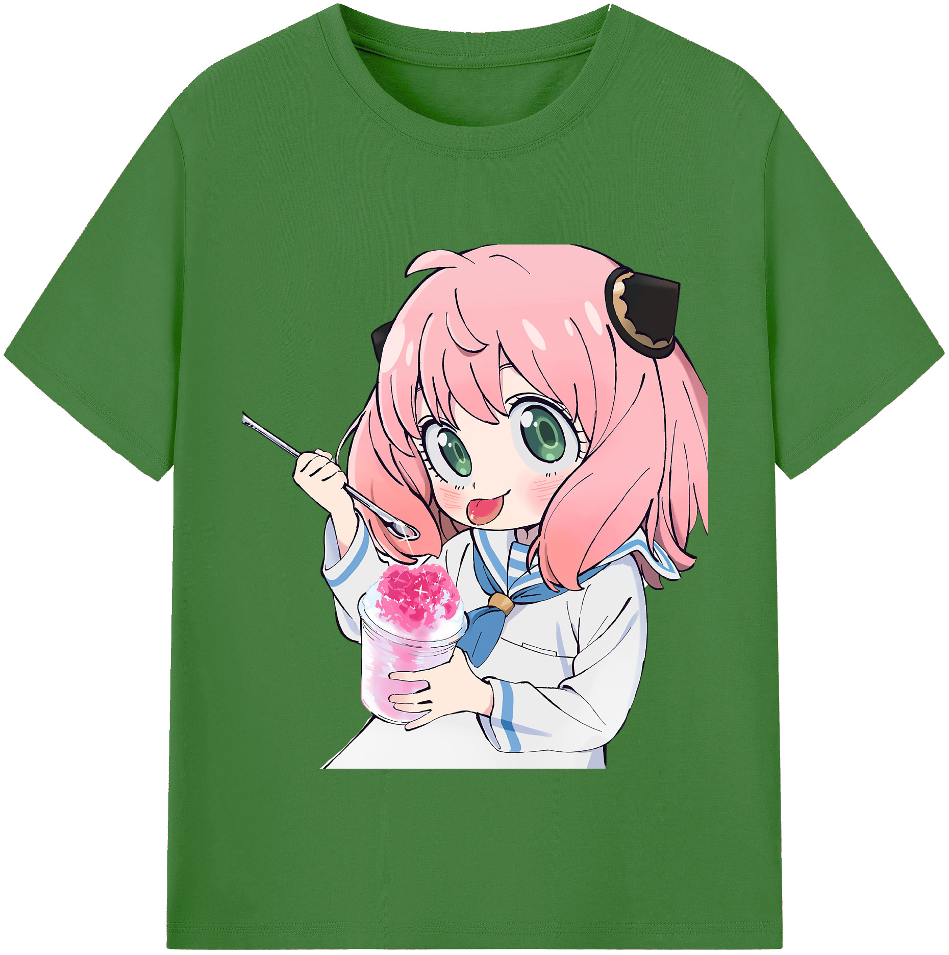 （画像用） SPY×FAMILY间谍家家酒 レディースカジュアルプリントTシャツ（綿100％）